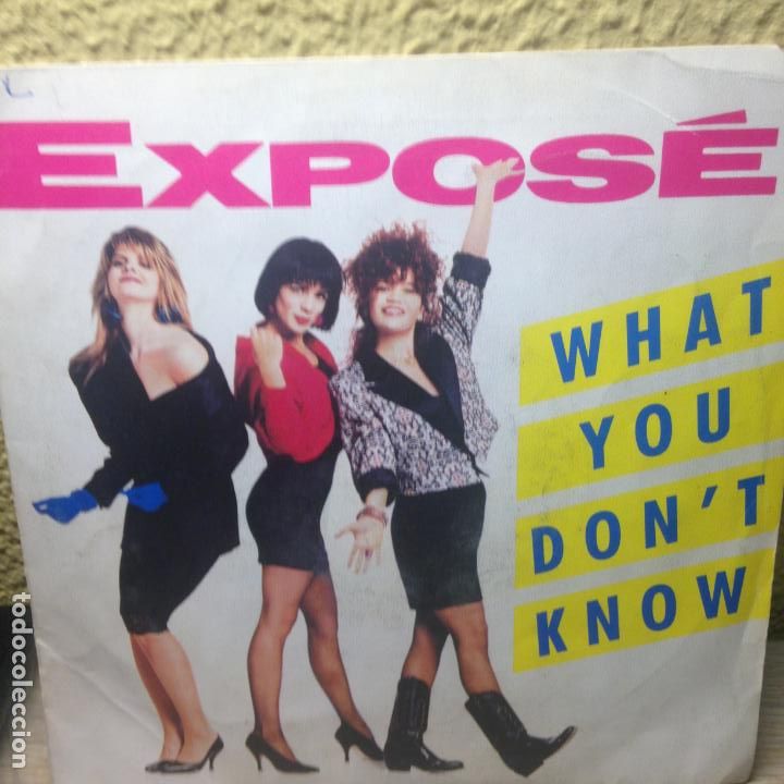 Discos de vinilo: EXPOSE - WHAT YOU DON&acute;T KNOW - SINGLE - Foto 1