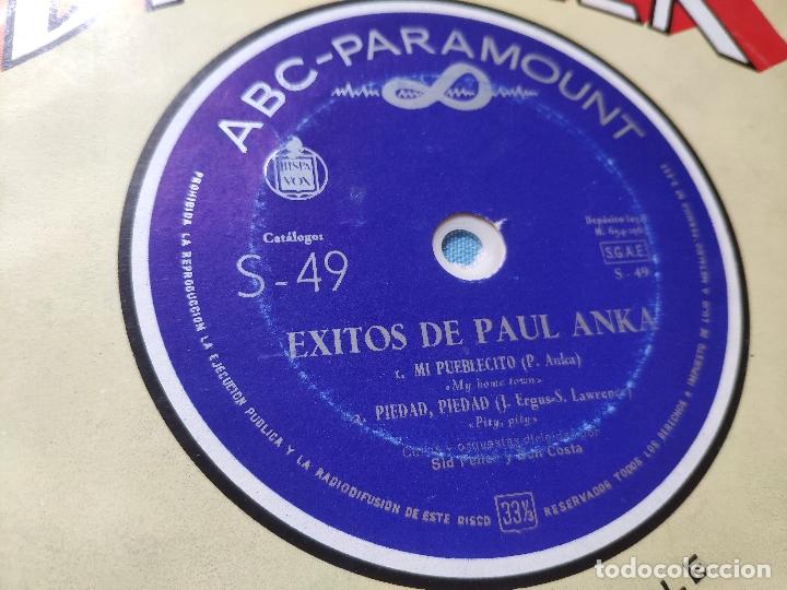 Discos de vinilo: PAUL ANKA &ndash; 45 FLEXI Spanish &ndash; EXITOS DE PAUL ANKA * Ref S-49 * - Foto 1
