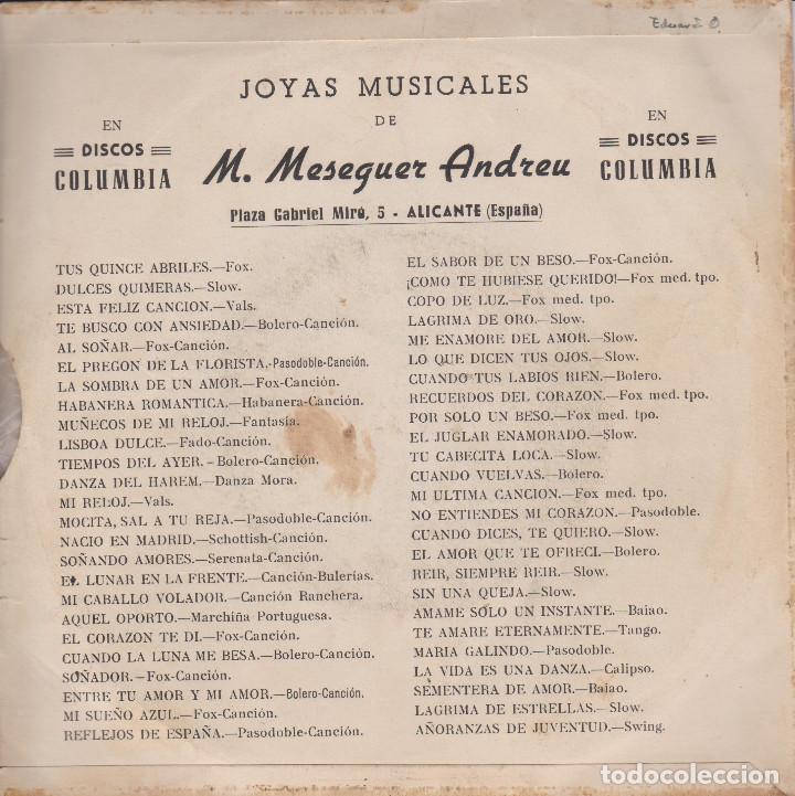 Discos de vinilo: JOYAS MUSICALES. CANCIONES DE MASEGUER ANDREU - Foto 2