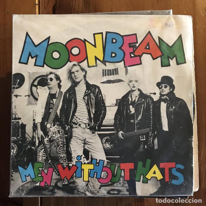 Discos de vinilo: MEN WITHOUT HATS - MOONBEAM - SINGLE MERCURY SPAIN 1987 - Foto 1