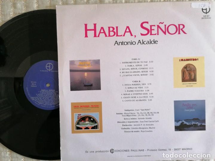 Discos de vinilo: HABLA SE&Ntilde;OR de Antonio Alcalde - Foto 2