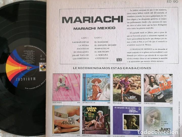 Discos de vinilo: MARIACHI MEXICO - Foto 2