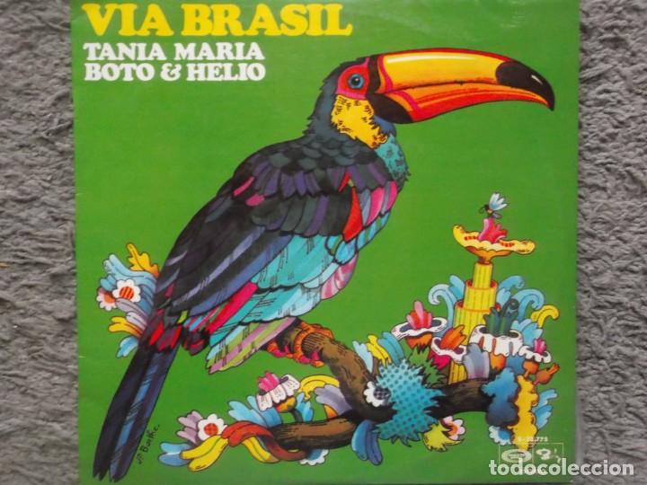 Disques de vinyle: VIA BRASIL-TANIA MARIA BOTO & HELIO-ORIGINAL ESPA&Ntilde;OL 1975