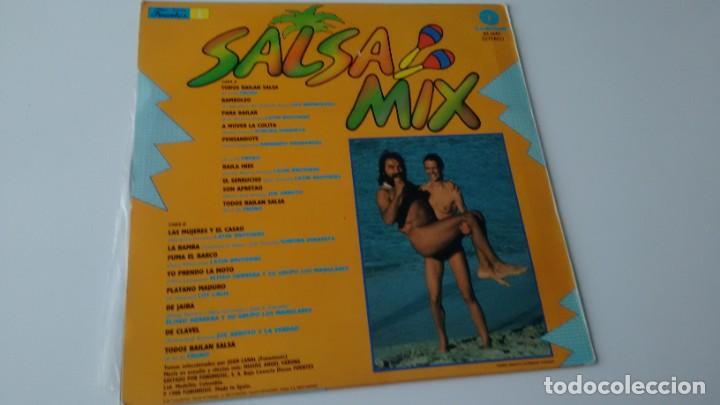 Discos de vinilo: LP ( VINILO)   de varios  SALSA MIX A&Ntilde;OS 80 - Foto 2