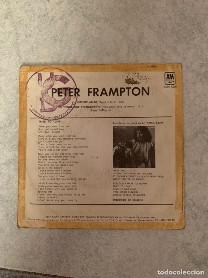Discos de vinilo: Peter frampton - Foto 2