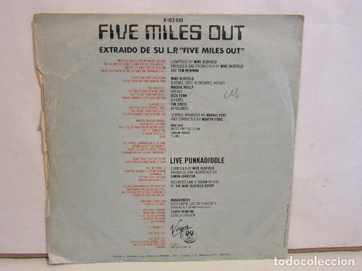 Discos de vinilo: Mike Oldfield - Five Miles Out - Single - 1982 - Spain - VG/G - Foto 2