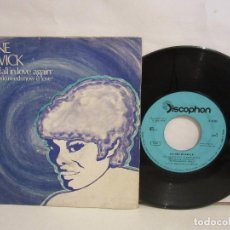 Discos de vinilo: DIONNE WARWICK - I'LL NEVER FALL IN LOVE AGAIN - SINGLE - 1970 - SPAIN - VG/VG. Lote 200784406