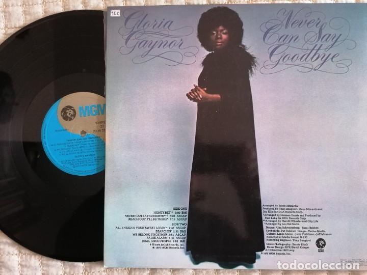 Discos de vinilo: GLORIA GAYNOR.   NEVER CAN SAY GOODBYE - Foto 1