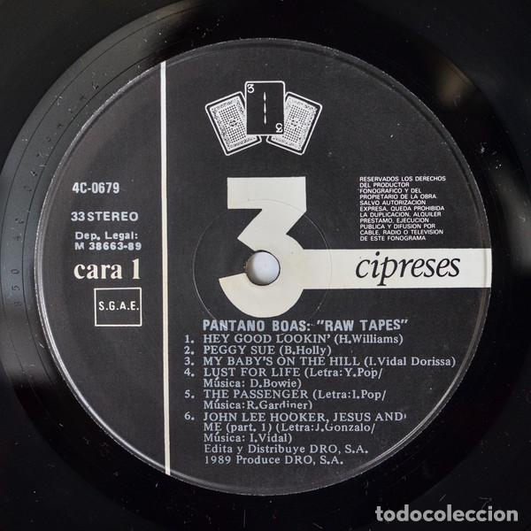 Discos de vinilo: The Pantano Boas - Raw Tapes - Foto 3