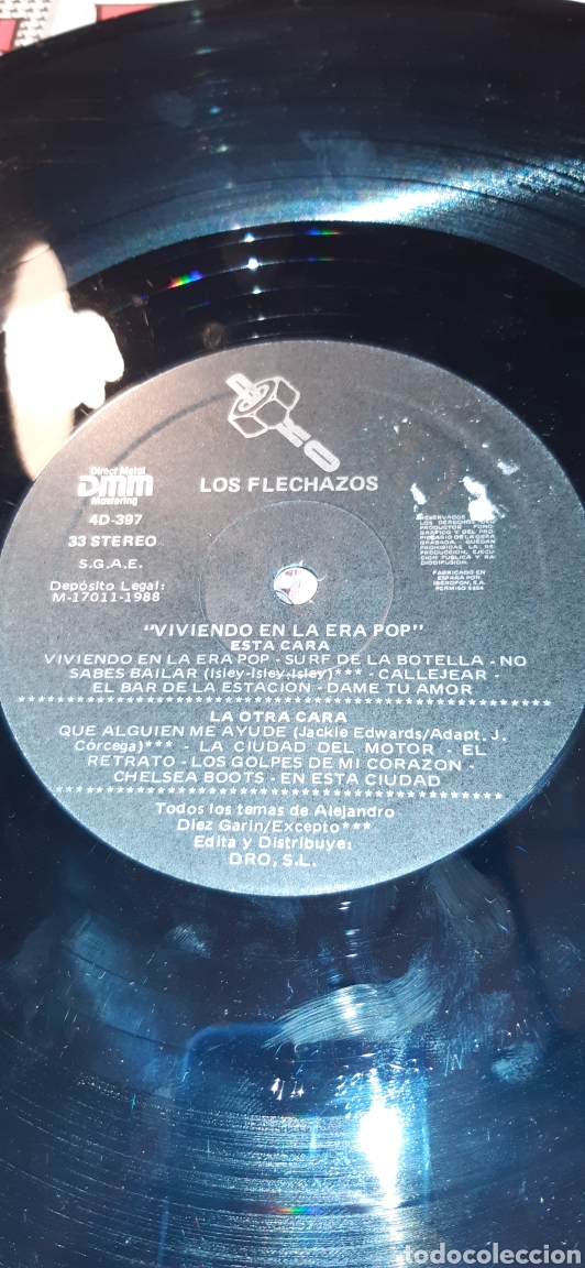 Discos de vinilo: Disco vinilo LP LOS FLECHAZOS - Foto 4