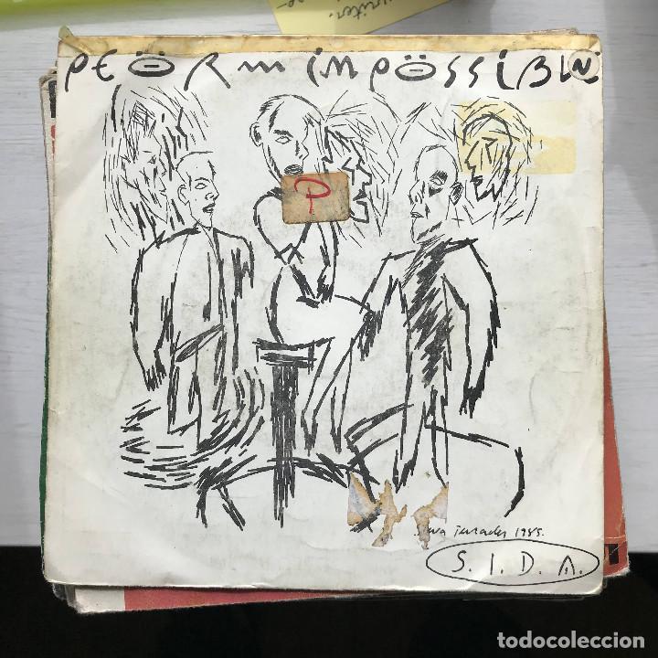 Discos de vinilo: PEOR IMPOSSIBLE - S.I.D.A. - SINGLE ARIOLA 1985 - Foto 1