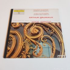 Discos de vinilo: SAINT SAENS - VIEUXTEMPS - ARTHUR GRUMIAUX ( VIOLIN ) MANUEL ROSENTHAL. Lote 200839782