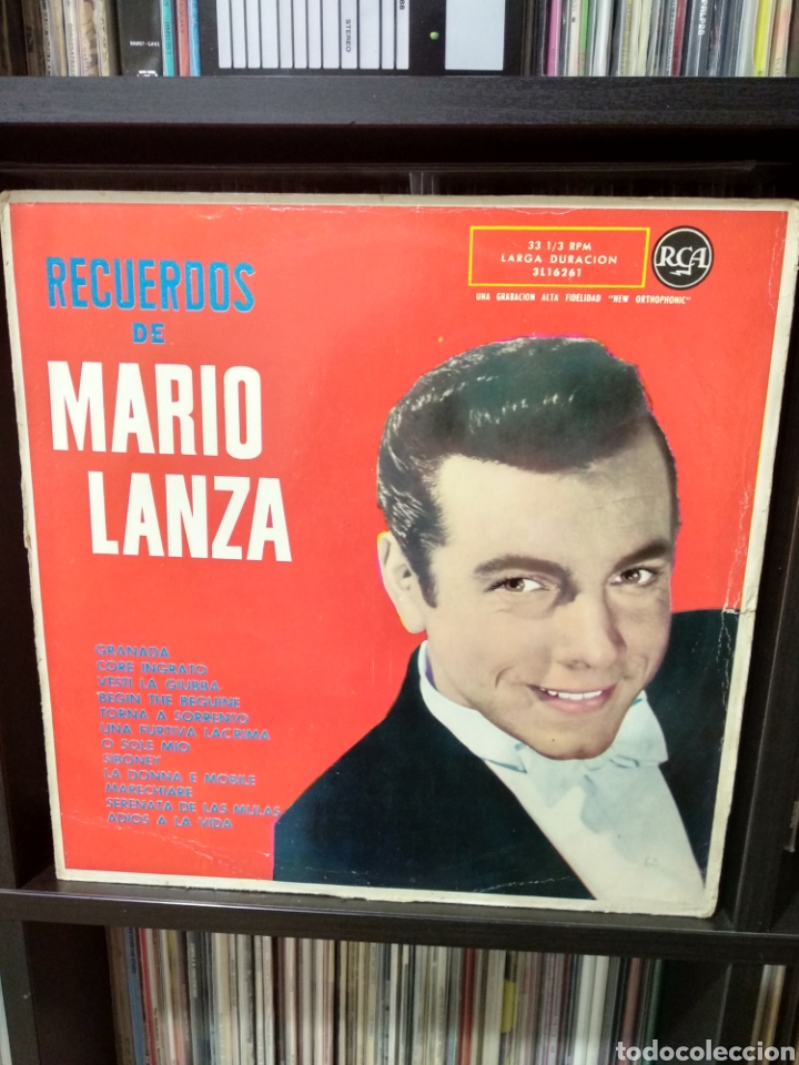 Discos de vinilo: MARIO LANZA, RECUERDOS DE MARIO LANZA. - Foto 1