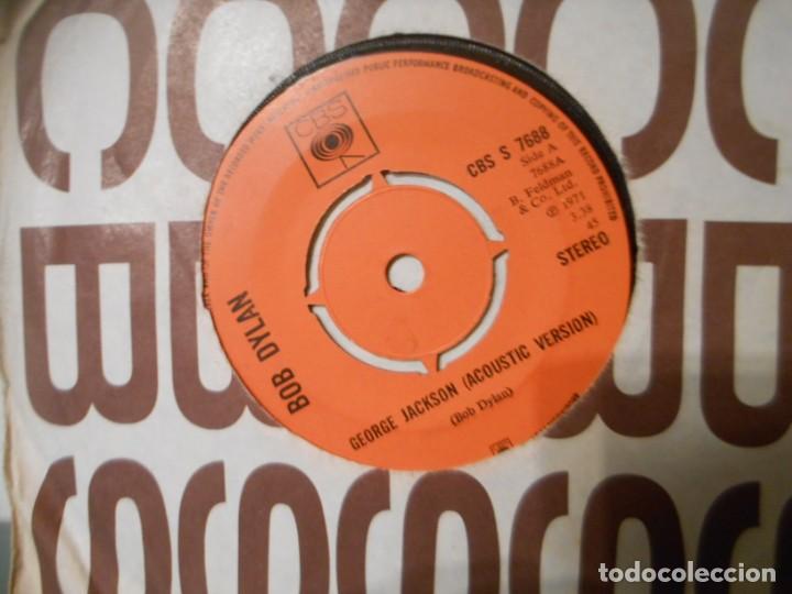 Discos de vinilo: BOB DYLAN - GEORGE JACKSON ( ACOUSTIC VERSION ) and big band version - Foto 1
