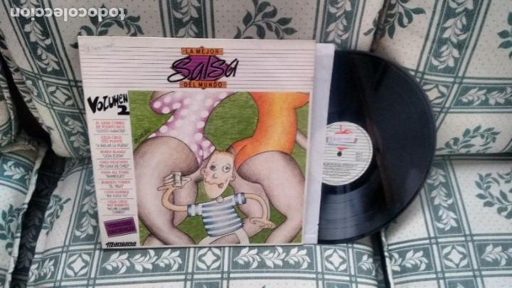 Disques de vinyle: LP ( VINILO) LA MEJOR SALSA DEL MUNDO VOLUMEN 2 A&Ntilde;OS 80