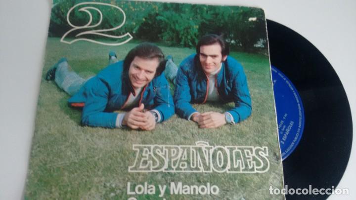 Dischi in vinile: SINGLE  ( VINILO)  -DE   DOS  ESPA&Ntilde;OLES a&ntilde;os 70