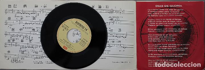 Discos de vinilo: DISTRITO 14// D&Iacute;AS DE GLORIA// SINGLE// 1992// EMI - Foto 4