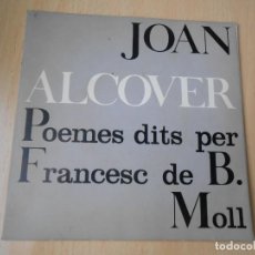 Discos de vinilo: JOAN ALCOVER, POEMES, EP, CANÇONS DE LA SERRA: LA BALENGUERA + 4, AÑO 1962, EDIPHONE C.L.Nº 2