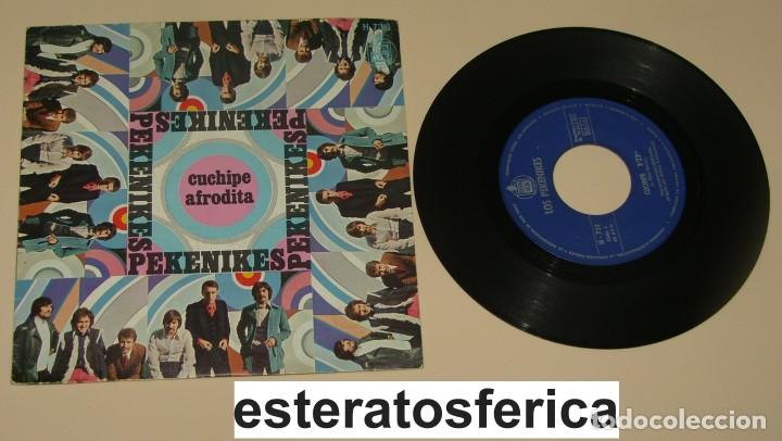 Discos de vinilo: PEKENIKES - CUCHIPE + AFRODITA - HISPAVOX 1971 - Foto 1