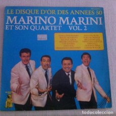 Discos de vinilo: MARINO MARINI ET SON QUARTET VOL. 2 - LE DISQUE D'OR ANNEES 50 - LP FRANCE