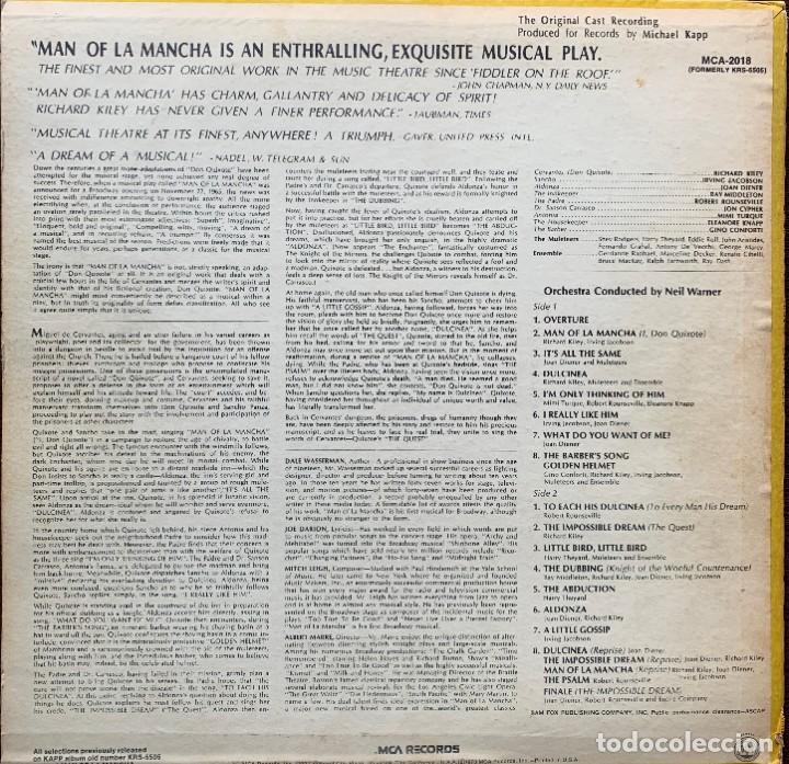 Discos de vinilo: Man of la Mancha - Foto 2