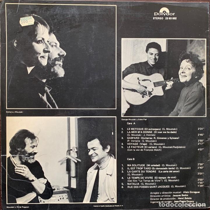 Discos de vinilo: Georges Moustaki - Foto 2