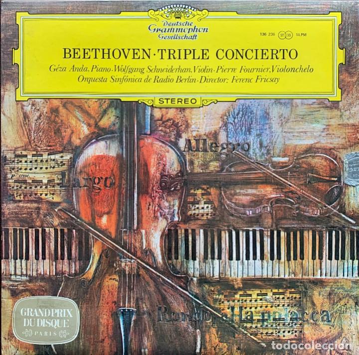 Discos de vinilo: Beethoven - Triple concierto - Foto 1