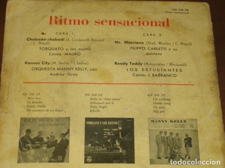 Discos de vinilo: RITMO SENSACIONAL - LOS ESTUDIANTES ... TORCUATO.. - Foto 2