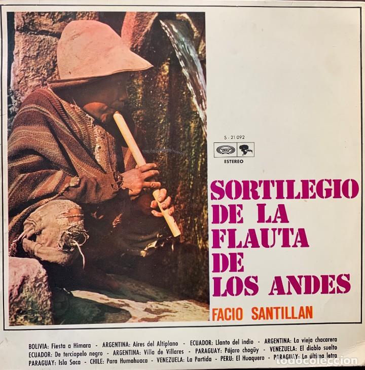 Discos de vinilo: Sortilegio de la flauta de los Andes - Facio Santill&aacute;n - Foto 1