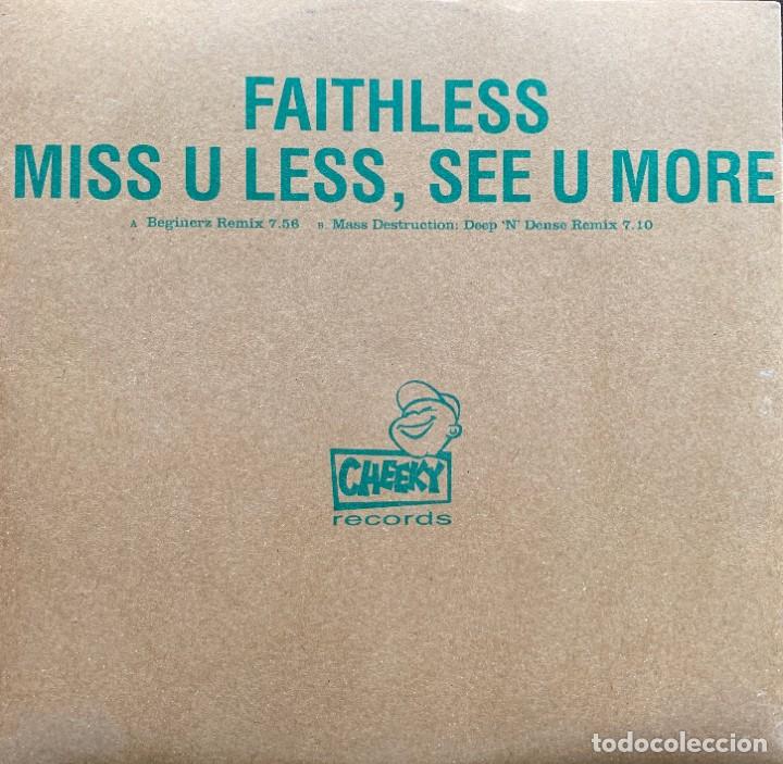 Discos de vinilo: Faithless - Miss u less, see u more - Foto 1