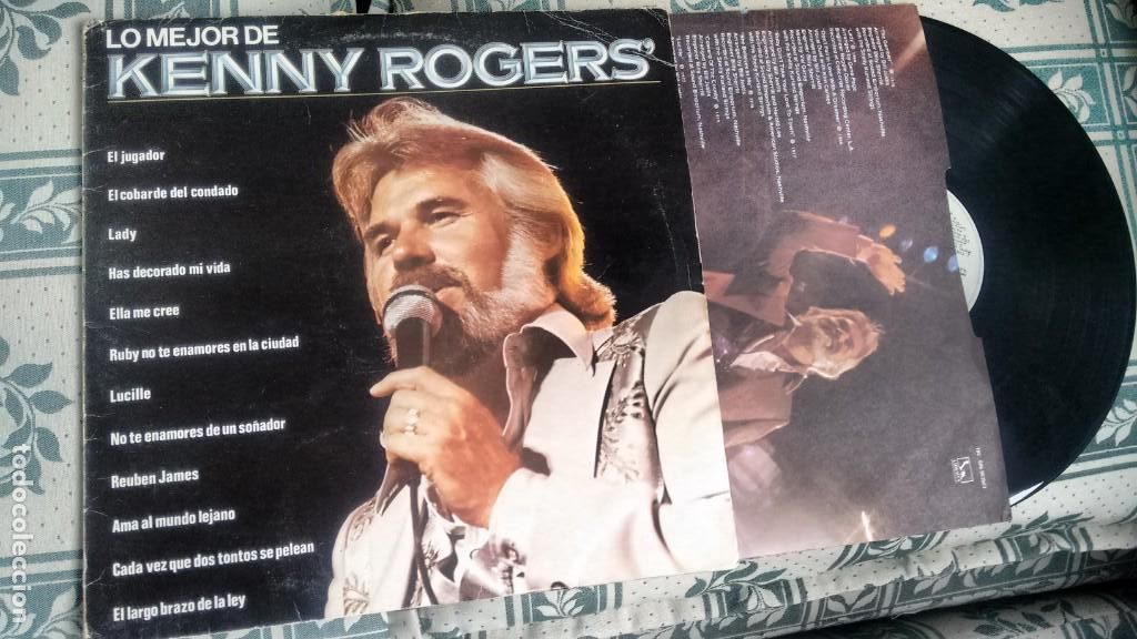 Discos de vinilo: LP ( VINILO) DE KENNY ROGERS A&Ntilde;OS 80 - Foto 1