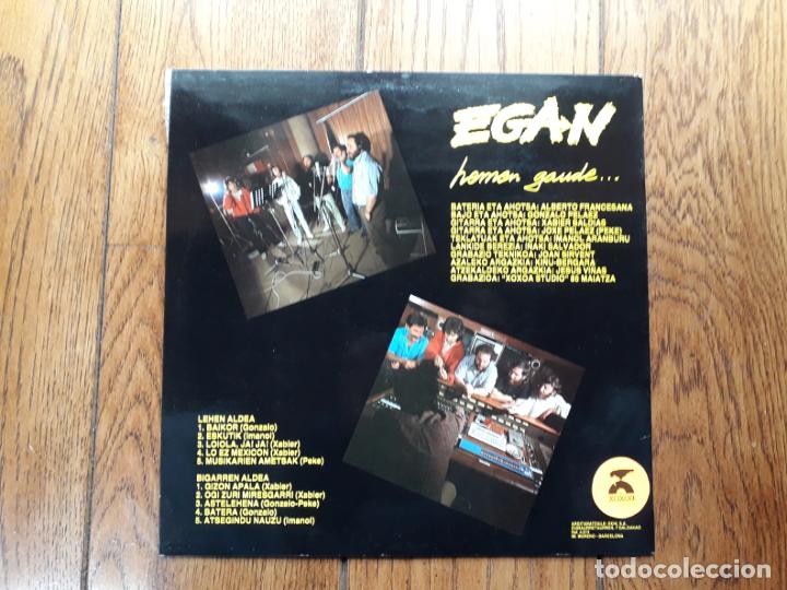 Discos de vinilo: Egan  -  hemen gaude - Foto 2