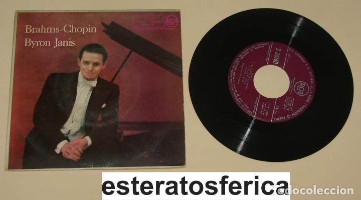 Discos de vinilo: BYRON JANIS - BRAHMS-CHOPIN - RCA 1959 - Foto 1