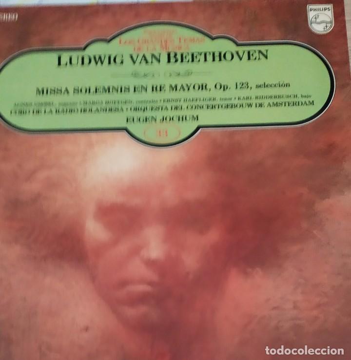 Discos de vinilo: LUDWIG VAN BEETHOVEN-MISSA SOLEMNIS EN RE MAYOR,OP.123,SELECCION