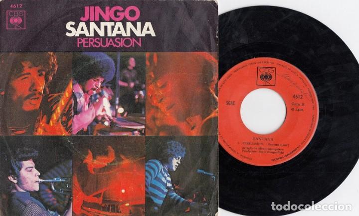 Discos de vinilo: SANTANA - JINGO  - SINGLE ESPA&Ntilde;OL DE VINILO # - Foto 1