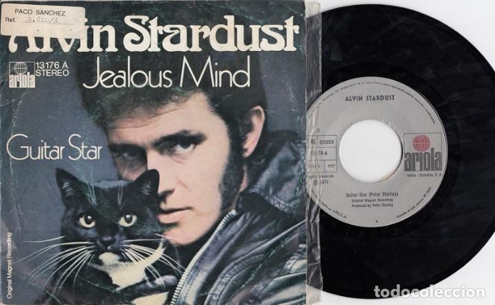 Discos de vinilo: ALVIN STARDUST - JEALOUS MIND - SINGLE ESPA&Ntilde;OL DE VINILO # - Foto 1