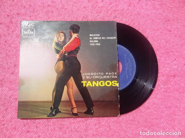 Disques de vinyle: EP JOSECITO PACE Y SU ORQUESTA - TANGOS - Malevaje +3 - TI 10027 PORTUGAL (VG++/VG)