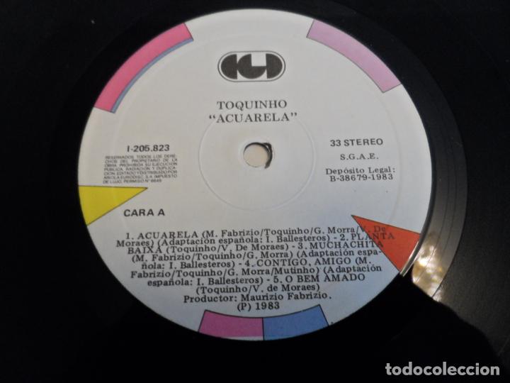Discos de vinilo: TOQUINHO - ACUARELA - Foto 3