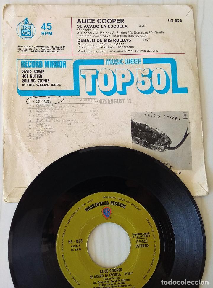Discos de vinilo: ALICE COOPER - SE ACABO LA ESCUELA W B - 1972 - Foto 2