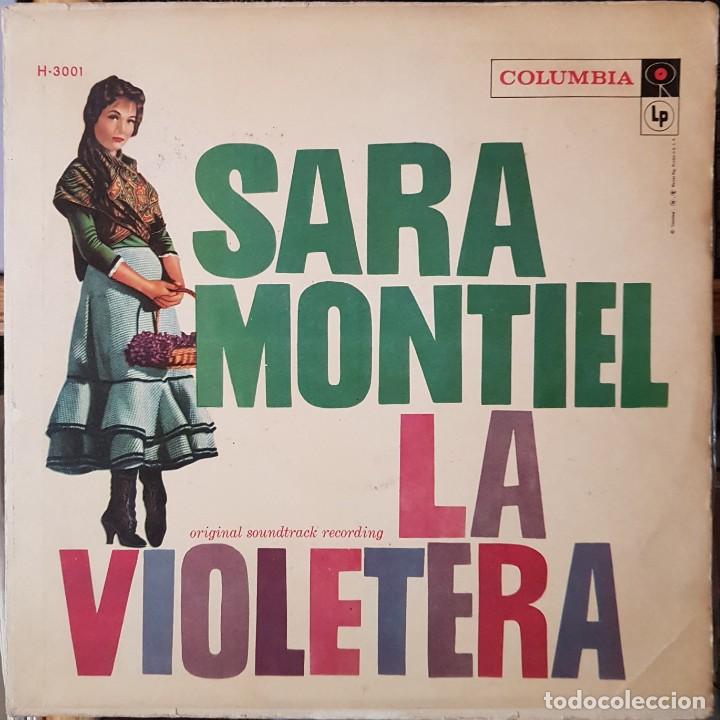 Discos de vinilo: SARA MONTIEL. LA VIOLETERA. LP. MADE IN CHILE - Foto 1