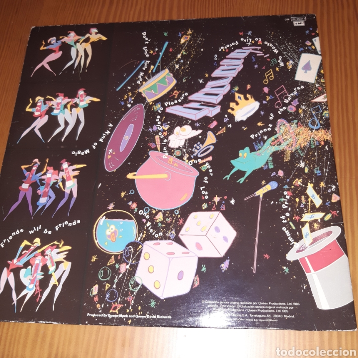 Discos de vinilo: Disco vinilo LP QUEEN,A KIND OF MAGIC - Foto 2