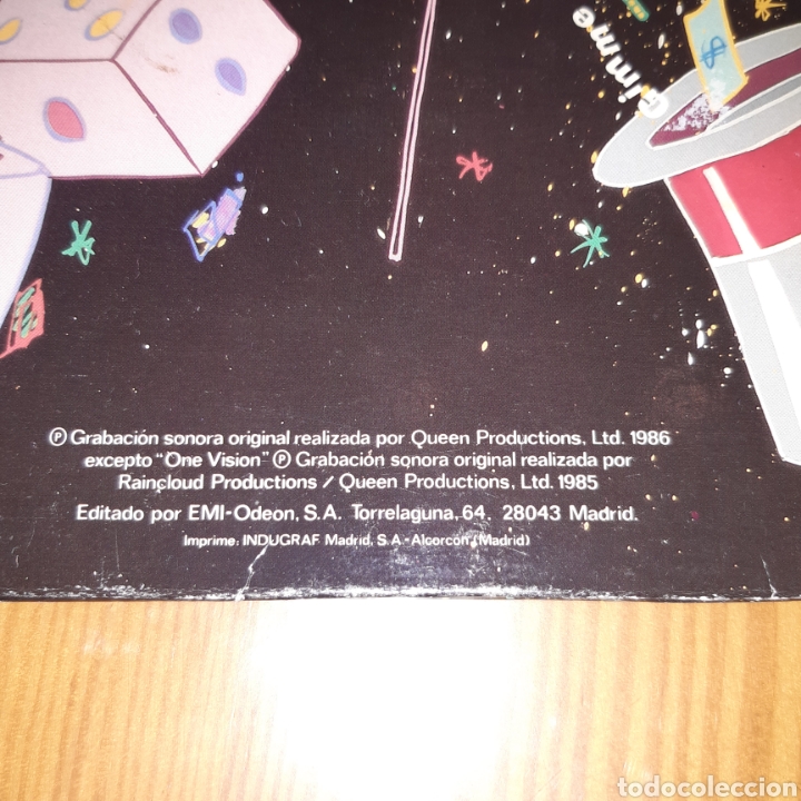 Discos de vinilo: Disco vinilo LP QUEEN,A KIND OF MAGIC - Foto 3