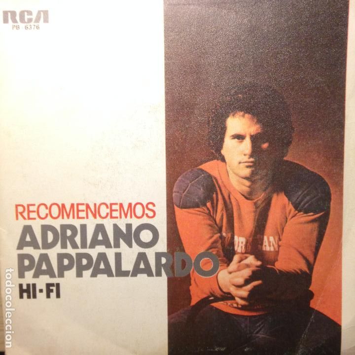 Discos de vinilo: ADRIANO PAPPALARDO RECOMENCEMOS - Foto 1