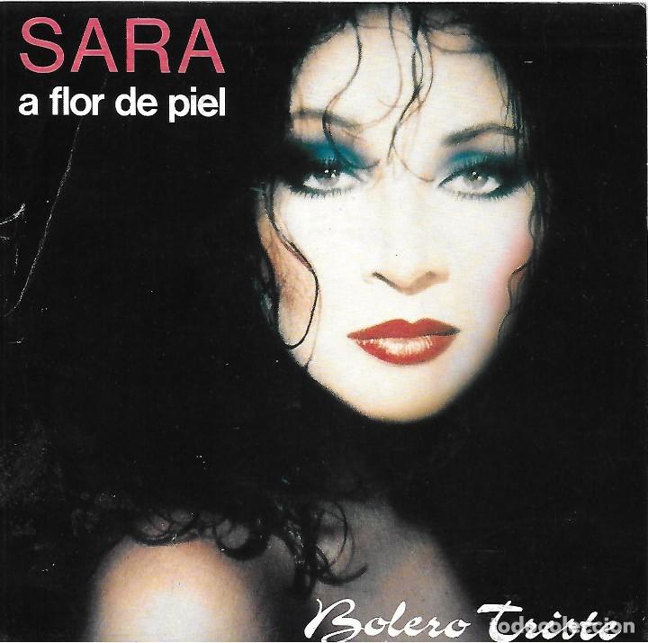 Disques de vinyle: SARA MONTIEL.A FLOR DE PIEL. SINGLE PROMOCI&Oacute;N.