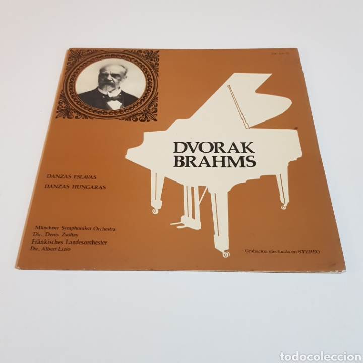 Discos de vinilo: DVORAK - BRAHMS - DANZAS ESLAVAS - DANZAS HUNGARAS - Foto 7