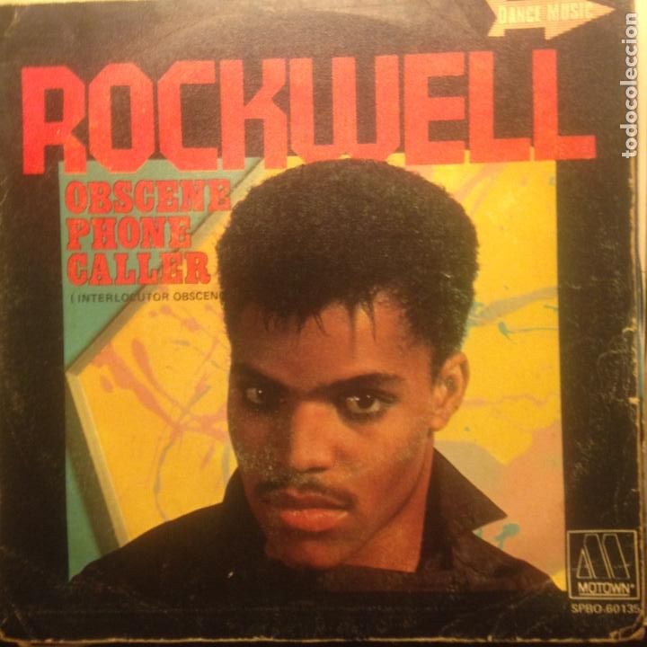 Discos de vinilo: ROCKWELL - OBSCENE PHONE CALLER - Foto 1