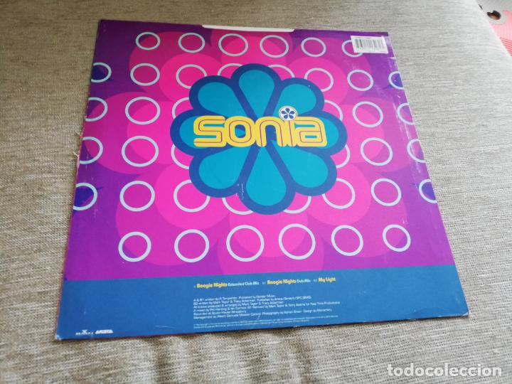 Discos de vinilo: Sonia-boogie nights. maxi - Foto 2