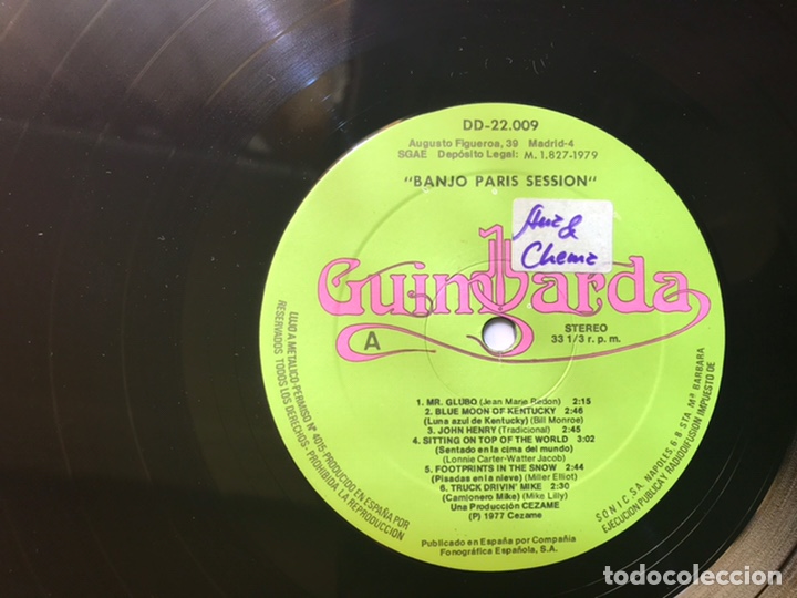 Discos de vinilo: Banjo Paris session - Foto 16