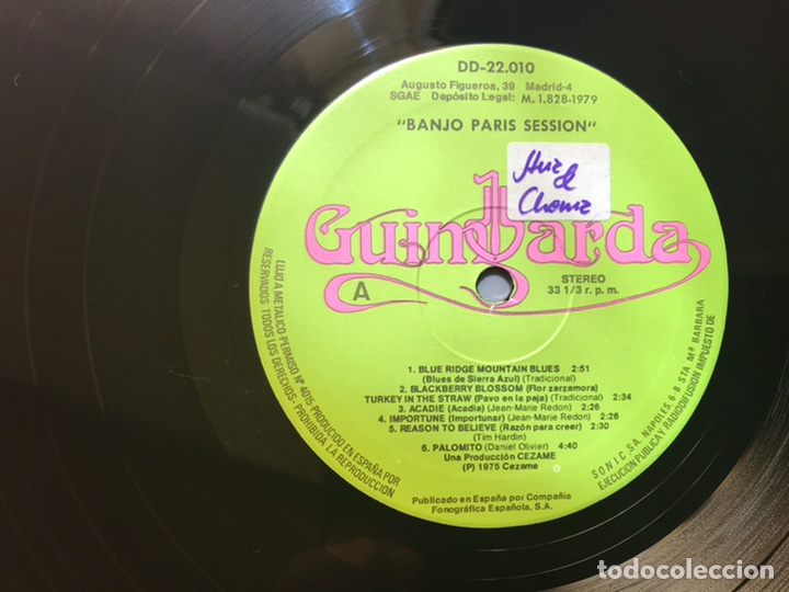Discos de vinilo: Banjo Paris session - Foto 22