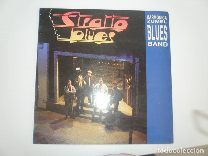 Discos de vinilo: Harmonica Zumel blues band Stratto blues 1988 lp pdi  Spain E-30.1560 - Harmonica Zumel blues band